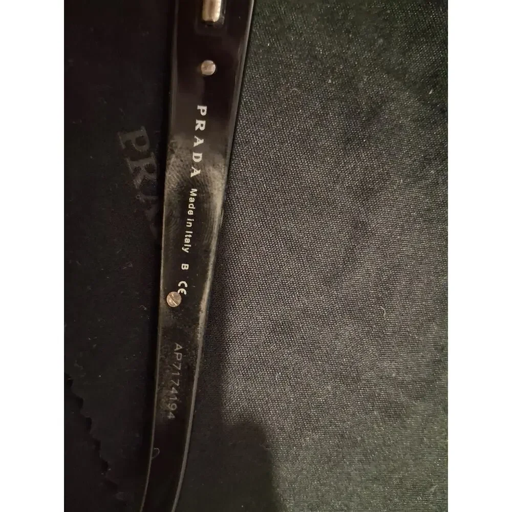 Vtg Prada glasses black  frame silver embellishments  ap7174194